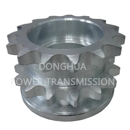 Zinc Plated Double Sprockets