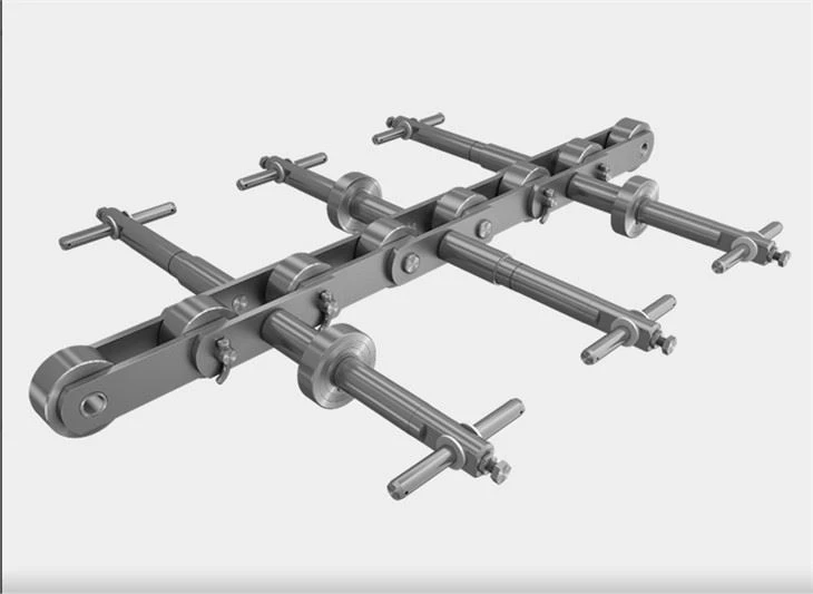 Rubber gloves carrier chains